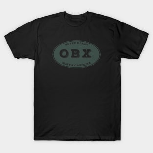 OBX Oval in Faded Aqua T-Shirt